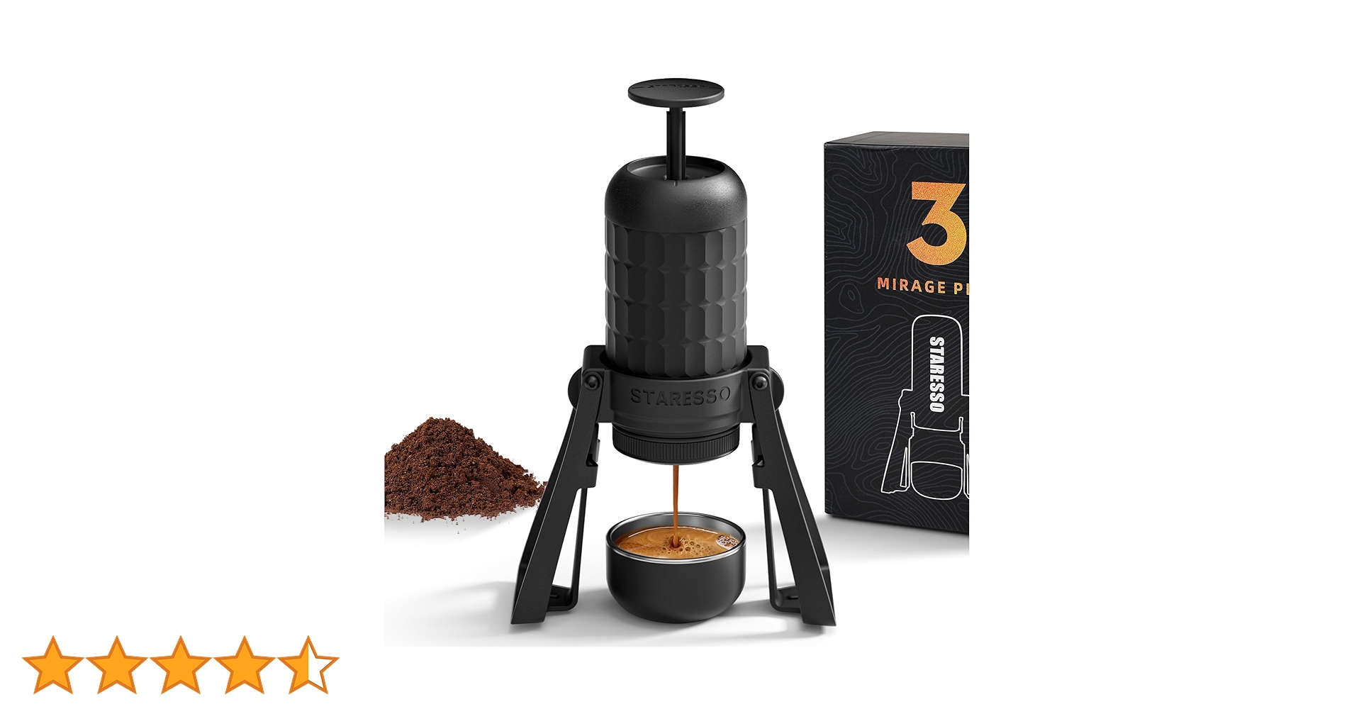 STARESSOポータブルコーヒーメーカ　ミラージュプラスとフィルターバスケット STARESSOポータブルコーヒーメーカ ミラージュプラスと